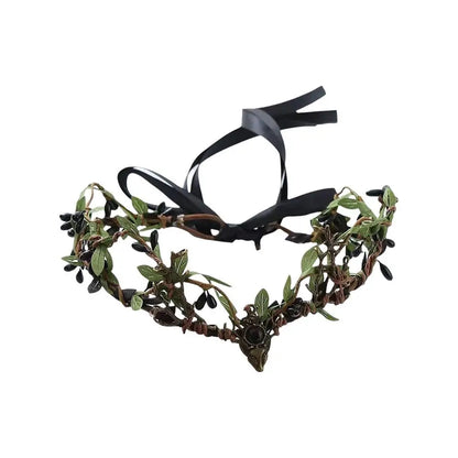 Elven Crown Elf Tiara Vine Headpiece Fairy Witch Diadema Crown Gothic Headband Woodland Dress Bridal Wedding Hair Accessories