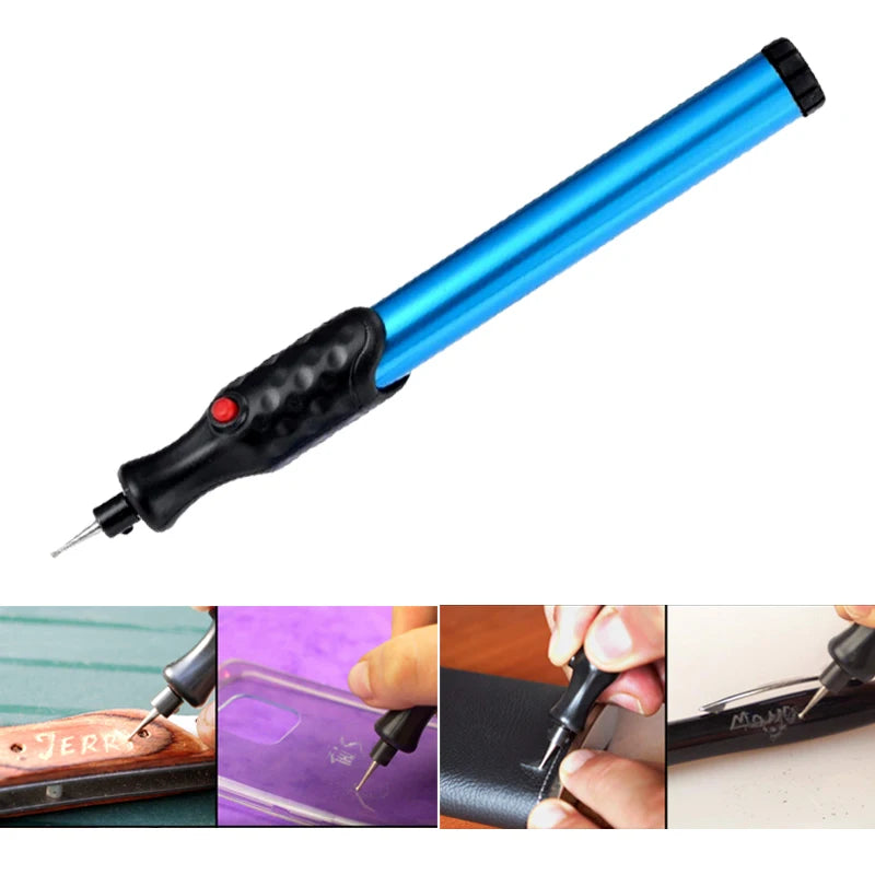 Electric Engraving Engraver Pen Carve Tool for DIY Jewellery Jewelry Metal Glass - Cordless Precision Engraver with Diamond T