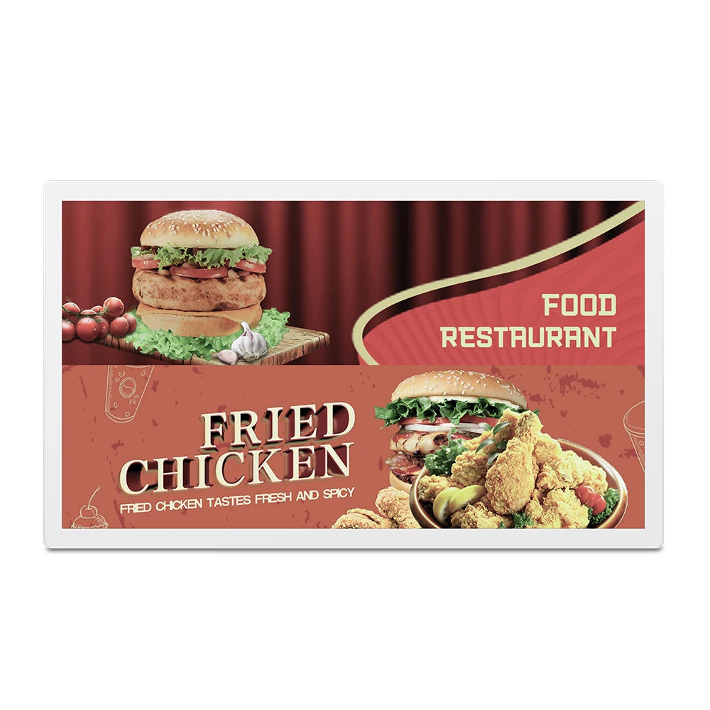 Customizable Remote Content Wall-Mounted E-Paper Advertisement Video Display for Outdoor Use Shopping Malls Retail Stores