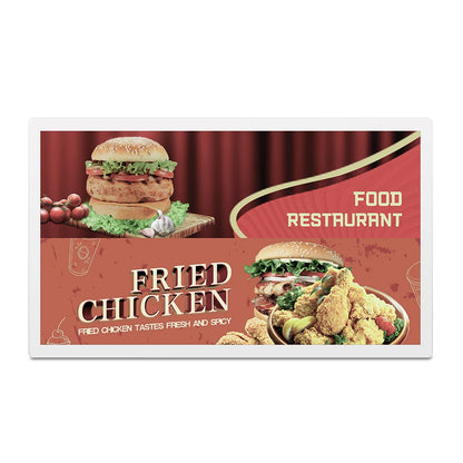 Customizable Remote Content Wall-Mounted E-Paper Advertisement Video Display for Outdoor Use Shopping Malls Retail Stores