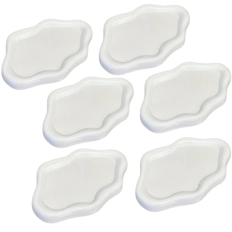 Cloud-Shaped Jewelry Tray Decorative Plate for Rings Earrings Bracelets & Necklaces Plastic Vanity Tray for Women Bedroom Dec