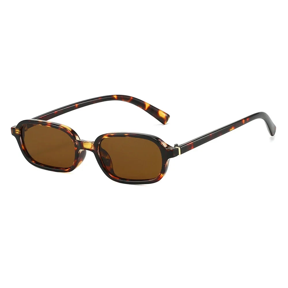 KLASSNUM Vintage Sunglasses Men Women 2026 Trendy Eyewear Rectangle Sun Glasses Anti UV400 Shades Eyepiece Small Square Glass