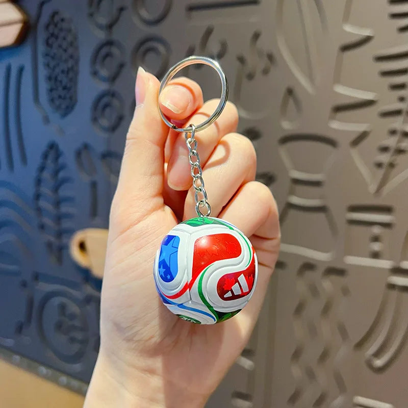 2026 FIFA Trophy Keychain Metal Key Ring Football Fan Souvenir Soccer Collectible Pendant Memorial for Men Sports Fans Gift I