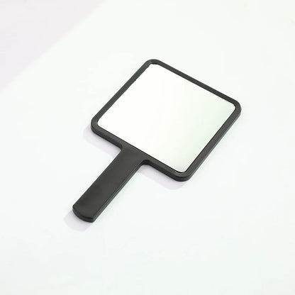 1PC Eyelash Extension Handheld Makeup Mirror Square Makeup Vanity Mirror with Handle Hand Mirror SPA Salon Compact Mirrors - 