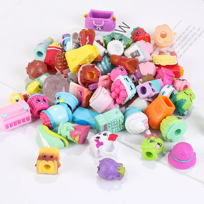 No Repeat 5/10pcs Shopping Season With Miniature Furniture Fruit Vegetable Dolls Pretend Play Action Figures Toys