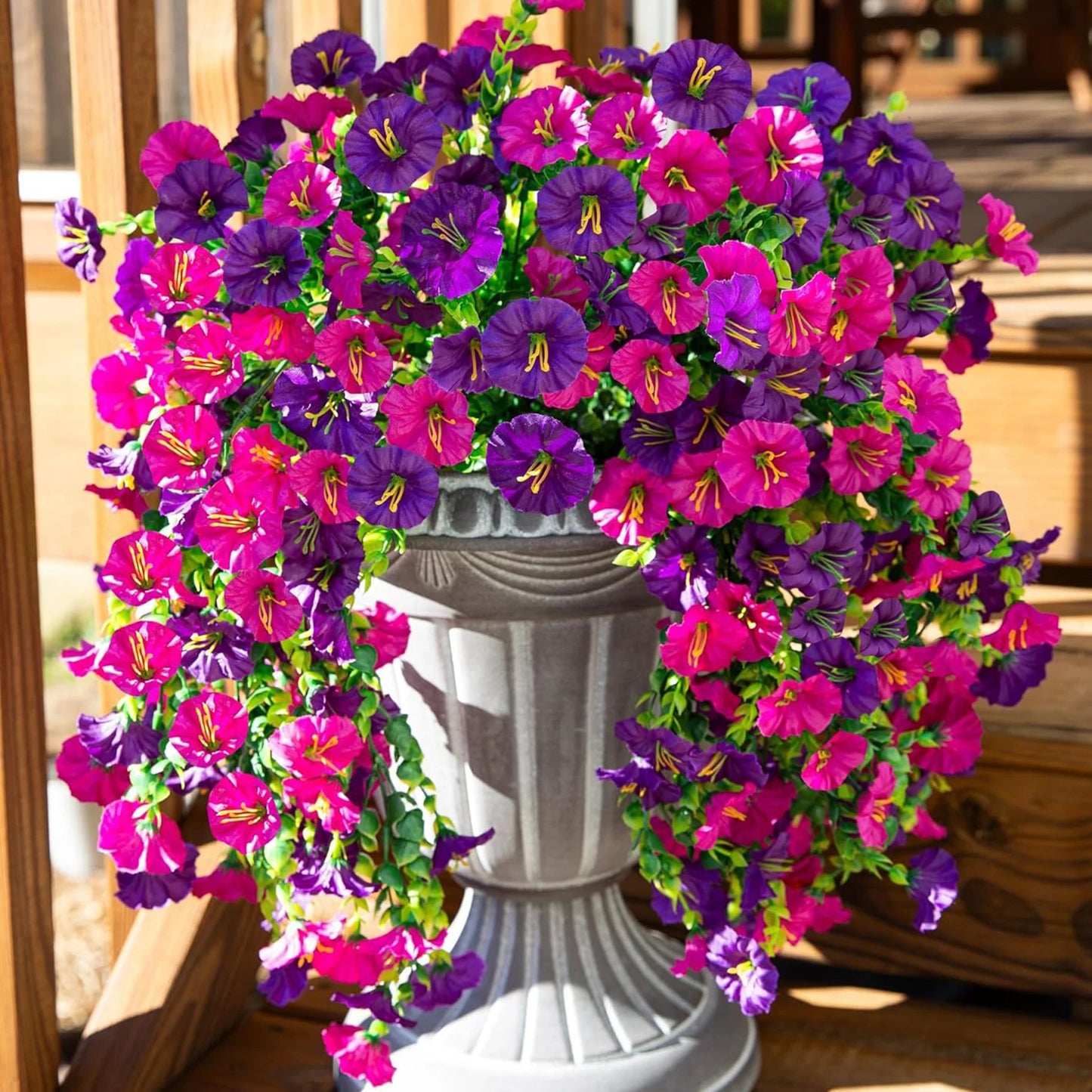 Artificial Flowers Vine Morning Glory Wedding Wreath Home Room Valentine's Decor Outdoor Yard Pretty Hanging Arch DIY Gift Pr