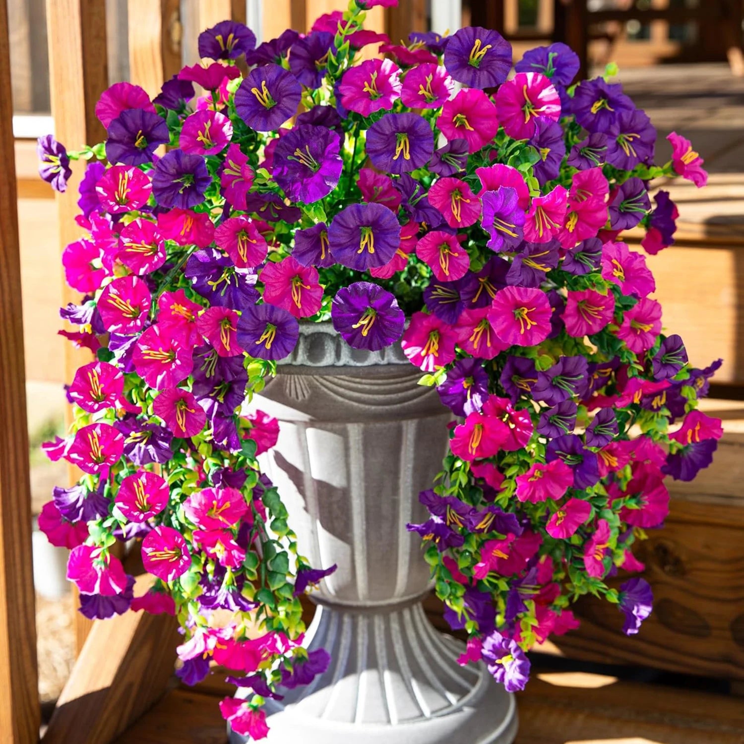 Artificial Flowers Vine Morning Glory Wedding Wreath Home Room Valentine's Decor Outdoor Yard Pretty Hanging Arch DIY Gift Pr