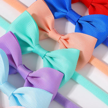15Pcs/Set Cute Soft Bowknot Headband for Baby Girls Elastic Flower Bows Hairband Infant Toddler Kids Headwear Hair Accessorie