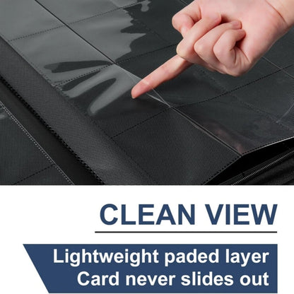 16-Pocket Card Binder (1024 Cards) – Black/ Industrial-Strength Storage for TCG & Sports Cards. Collector's Dream