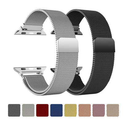 Milanese Strap For Apple Watch Ultra 2 3 49 46mm 42mm 44 40 45mm 41mm 38mm Bracelet For iWatch Series 11 10 9 3 6 5 SE 7 8 St
