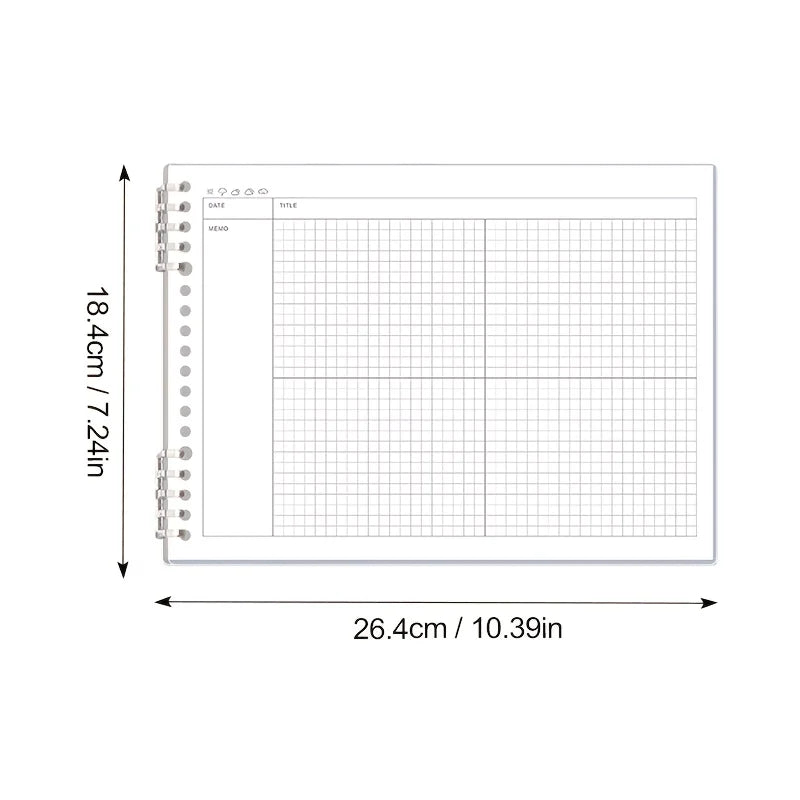 1pc Mind Map Notebook, Spiral Notebook, Project Planning Notebook, Each 120 Pages, Suitable for Classroom Learning