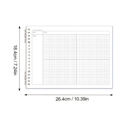 1pc Mind Map Notebook, Spiral Notebook, Project Planning Notebook, Each 120 Pages, Suitable for Classroom Learning