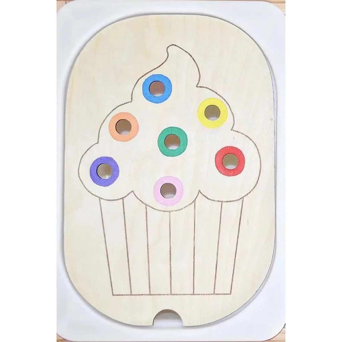 Children's Sensory Tray Table Color Hairball Game Wooden Tile Montessori Early Education Toys Kids Toys Educational Accessori