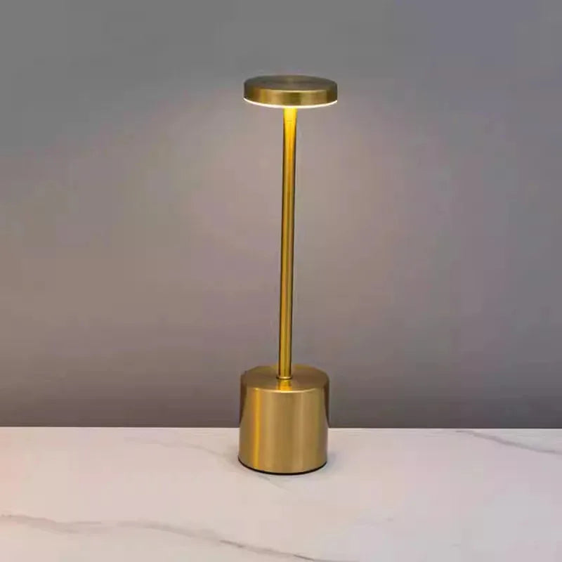 LED Cordless Touch Table Lamps Rechargeable Desk Lamp 3Colors Adjustable Bedside Creative Ambient Light Bar Room Decor Light