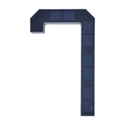 Solar Lighted House Number Outside Light-up LED Address Sign Waterproof Modern House Number Light Address Number for Door Dec