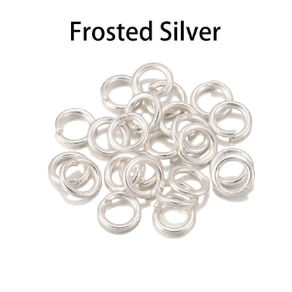 50-200pcs/lot 3-20 mm Jump Rings Split Rings Connectors For Diy Jewelry Finding Making Accessories Supplies