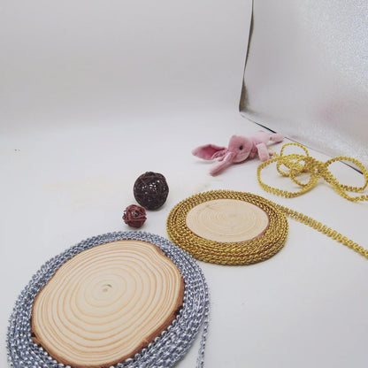 500CM（196‘’）Gold Silver Wire Centipede Lace Ribbon Herringbone Clothing Accessories, Home Textile Accessories, Handicrafts