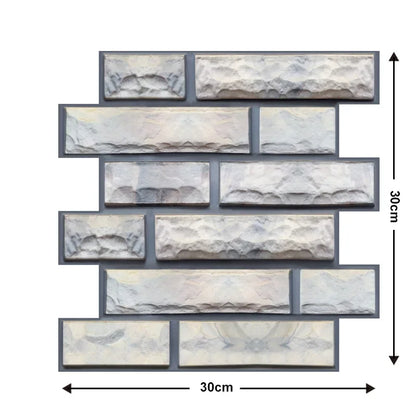 Transform Your Home with 10 pcs Decorative 3D Wall Panels - Self-Adhesive, Waterproof & Moisture-Proof Wallpaper for Living R