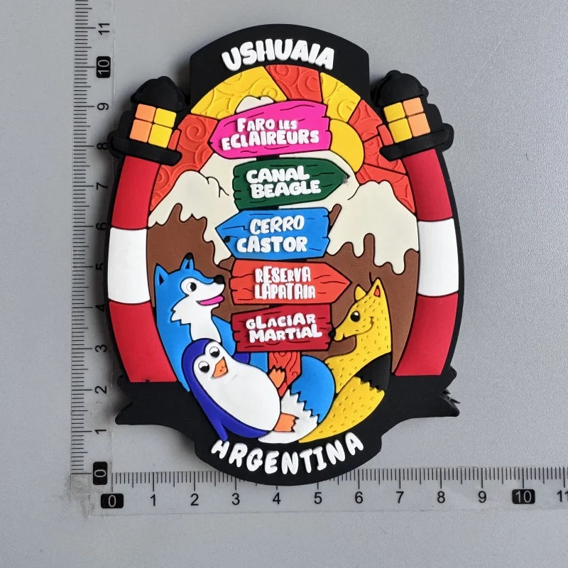 Argentine Travel Souvenirs PVC Fridge Magnets Tourist Souvenir Fridge Decorations Gifts