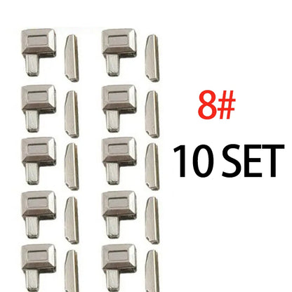 Zipper Head Zipper Repair Kit Easy Fix Zipper Slider Head Puller Closure Universal Replacement Broken Wearable 3# 5# 8# 10# -