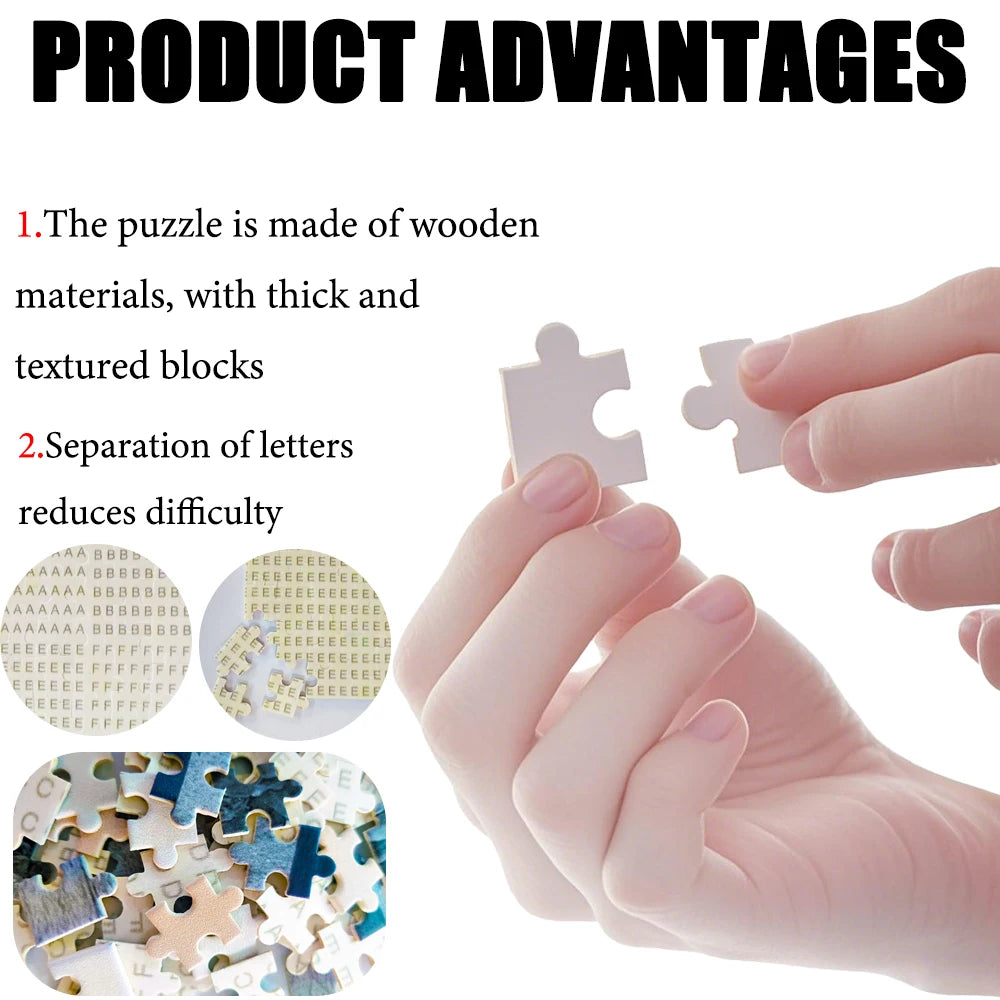 Customized Wooden Puzzles,Wooden Frames in Multiple Color Sizes,Custom Graduation Photo Puzzles as Creative Gifts