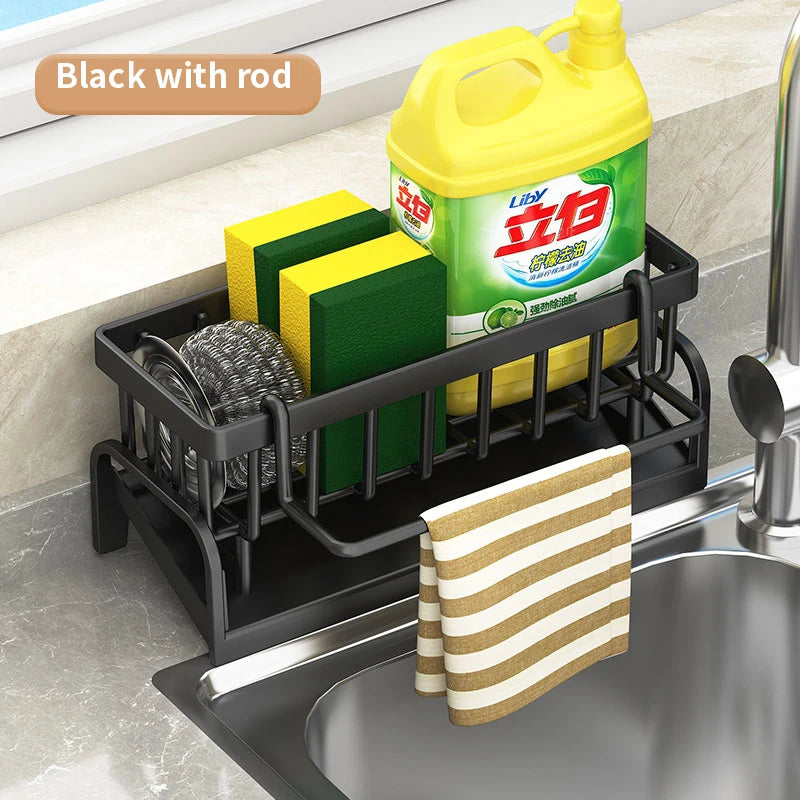 Kitchen Shelf Cleaning Cloth Storage Draining Rack Household Detergent Sponge Rack Water Sink Water Sink Water Sink Artifact 