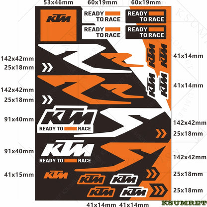 Vinyl For Ktm Motorcycle Sticker Decal