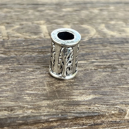 Nostalgia 1pcs Tree Of Life Bead For Hair Beard Braids Norse Runes Viking Symbols Beads For Bracelet Jewelry Making