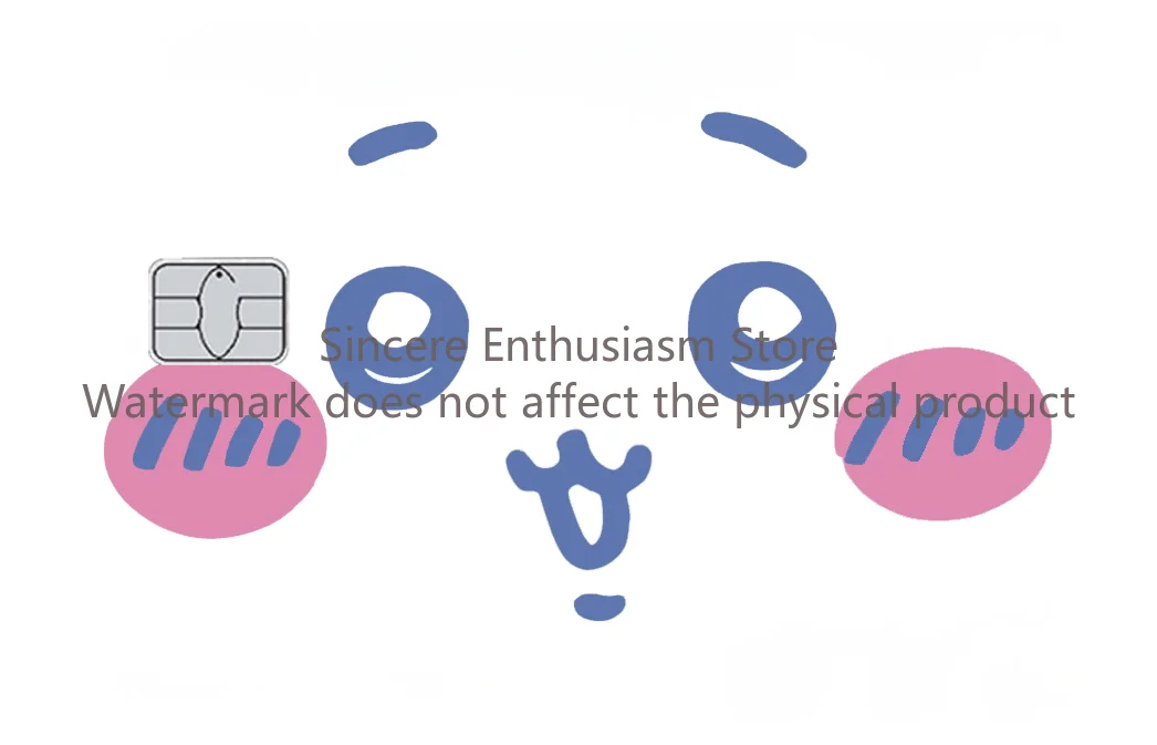 Cartoon Kawaii Chiikawas Credit Card Skin Stickers Cute Matte Sticker for VISA JCB Mastercard and Other IC Card Decorative