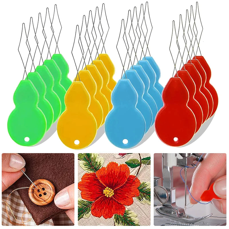 10/20/50pcs Needle Easy Device Automatic Thread Needles Sewing Tools Threader Elderly Guider Sewing Machine Supplie Accessori
