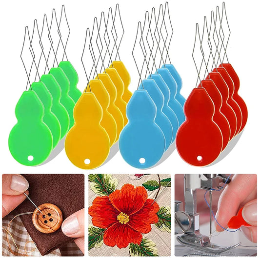 10/20/50pcs Needle Easy Device Automatic Thread Needles Sewing Tools Threader Elderly Guider Sewing Machine Supplie Accessori