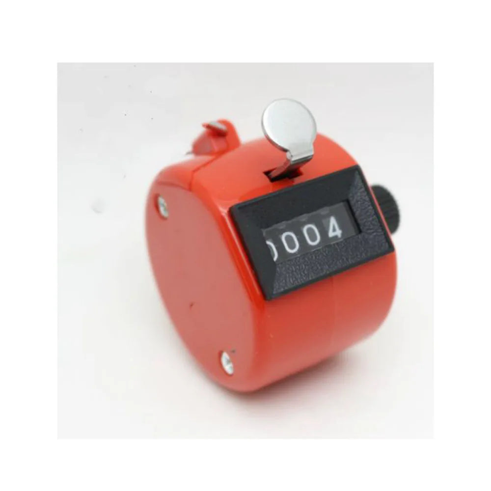 4 Digit Counters Hand Finger Display Manual Counting Tally Clicker Timer Soccer Golf Counter Plastic Shell