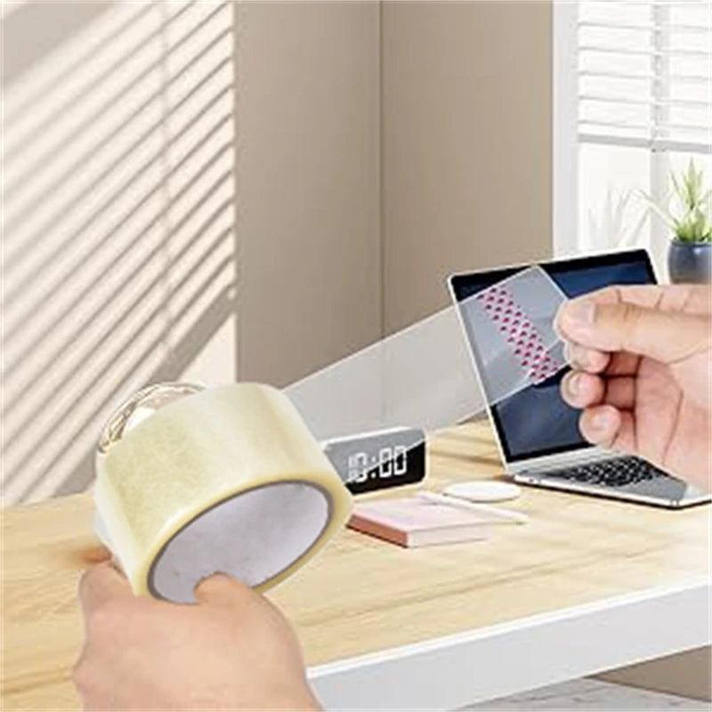 1800inch/Roll Transparent Tape Packaging Tools Office Packing Supplies Waterproof PP Material Durable Can Be Written As Marki