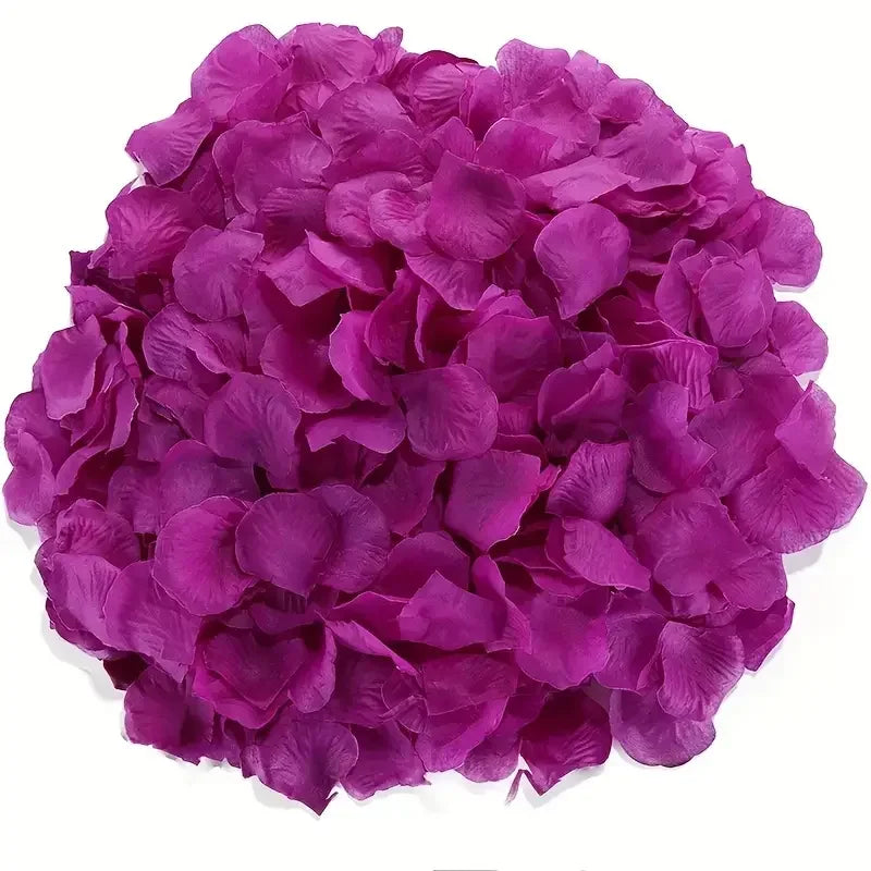Multicolor Artificial Fake Rose Red Roses Silk Fake Flowers Petals for Valentine's Day Wedding Party Favors Romantic Decorati