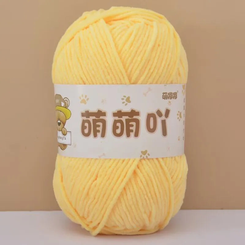 Fluffy Chenille Yarn for Crocheting doll thread Soft Bulky Velvet Yarn for Knitting Crochet Crafts Amigurumi Matte Chenille Y