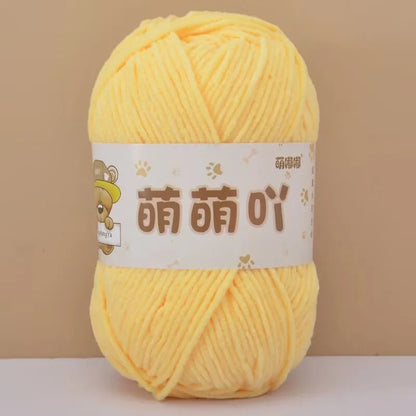 Fluffy Chenille Yarn for Crocheting doll thread Soft Bulky Velvet Yarn for Knitting Crochet Crafts Amigurumi Matte Chenille Y