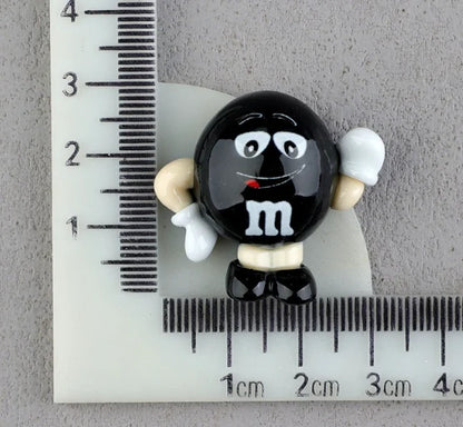 20pcs/lot Kawaii Funny M Beans Flatback Resin Cabochon Scrapbooking Crafts Fit Phone Deco Parts DIY Hair Bows Accessories - 1