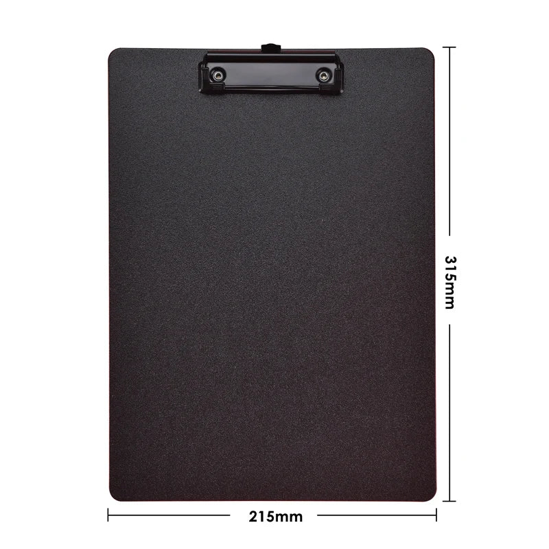 A4 File Folder Clipboard Writing Pad Memo Clip Board Clips Test Paper Storage Organizer School Supplies Office Stationary - B