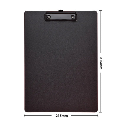 A4 File Folder Clipboard Writing Pad Memo Clip Board Clips Test Paper Storage Organizer School Supplies Office Stationary - B