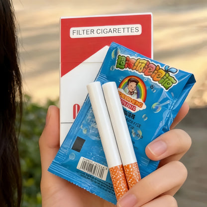 INS Funny Strange Cigarette Box Toy Photo Prop as Gifts for Your Friend Gng Device Bubble Machine Outdoor Portable Party Gift