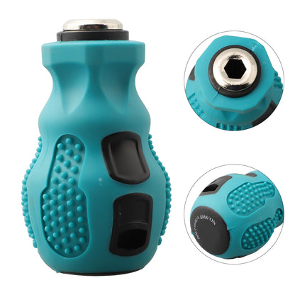 1PCS 6.35mm 4mm Hex 5mm Round Adapter Screwdriver Handle Screwdriver Bit Hand Shank Holder Multi Purpose Screwdriver Bit Hand