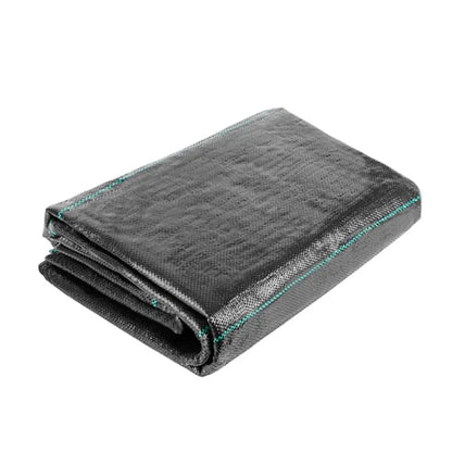 16.4ft/32.8ft PE Woven Weed Control Fabric for Plant Anti Grass Agricultural Mulch Cloth Greenhouse Weeding Mat Water Permeab