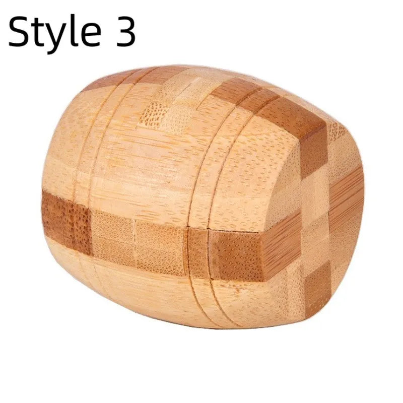 New Wooden Kong Ming Lock Lu Ban Lock IQ Brain Teaser Educational Toy Children Montessori 3D Puzzles Game Unlock Toys Kid Adu