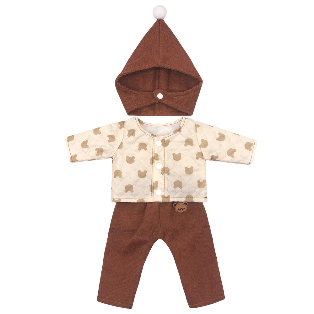 Baby Born Doll Outfits For 13-18 Inch Newborn Doll Cute Jumpers Rompers Suit+Shoes Doll Accessories Festival Birthday Gift - 