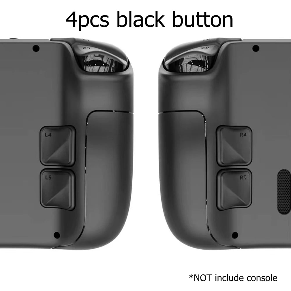 4PCS Back Button Enhancement Set for Steam Deck OLED Games Console Grip Improvement Button Protection Kit for Steam Deck LCD 