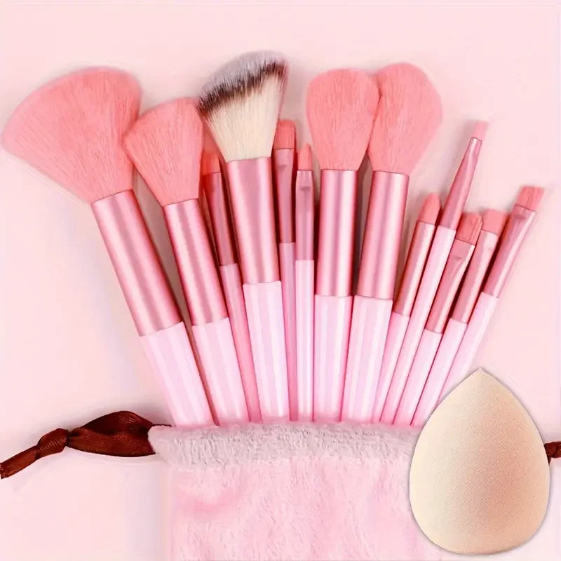 NEW 13PCS Makeup Brush Set Soft Fluffy Eye Shadow Foundation Blush Highlighter Concealer Brush Female Beauty Tool Christmas G