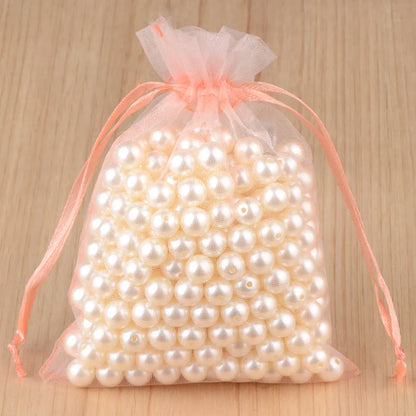 100pcs 24 Colors Jewelry Packaging Bag 5*7 7*9 9*12 10*15cm Organza Bags Gift Storage Wedding Drawstring Pouches Wholesales -