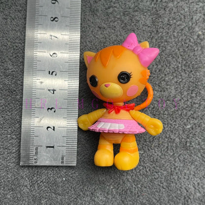 Original 8-10cm Can Choose Lalaloopsy Little Sister and Pet Dolls PVC Holiday Gift Collection Pvc Toys - A36-1PC