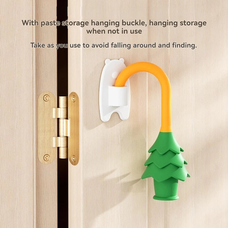 Child Safety Anti-Pinch Hand Door Lock Clamp Hanging Door Stopper Card Type - Prevents Closing for Extra Security