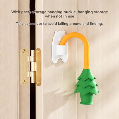 Child Safety Anti-Pinch Hand Door Lock Clamp Hanging Door Stopper Card Type - Prevents Closing for Extra Security